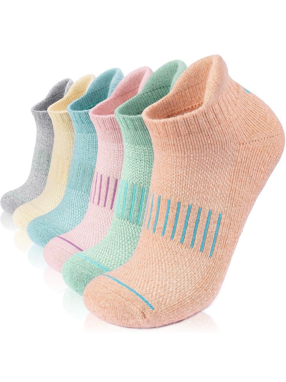 Lapulas Wool Ankle Socks- 6 pairs/Pack